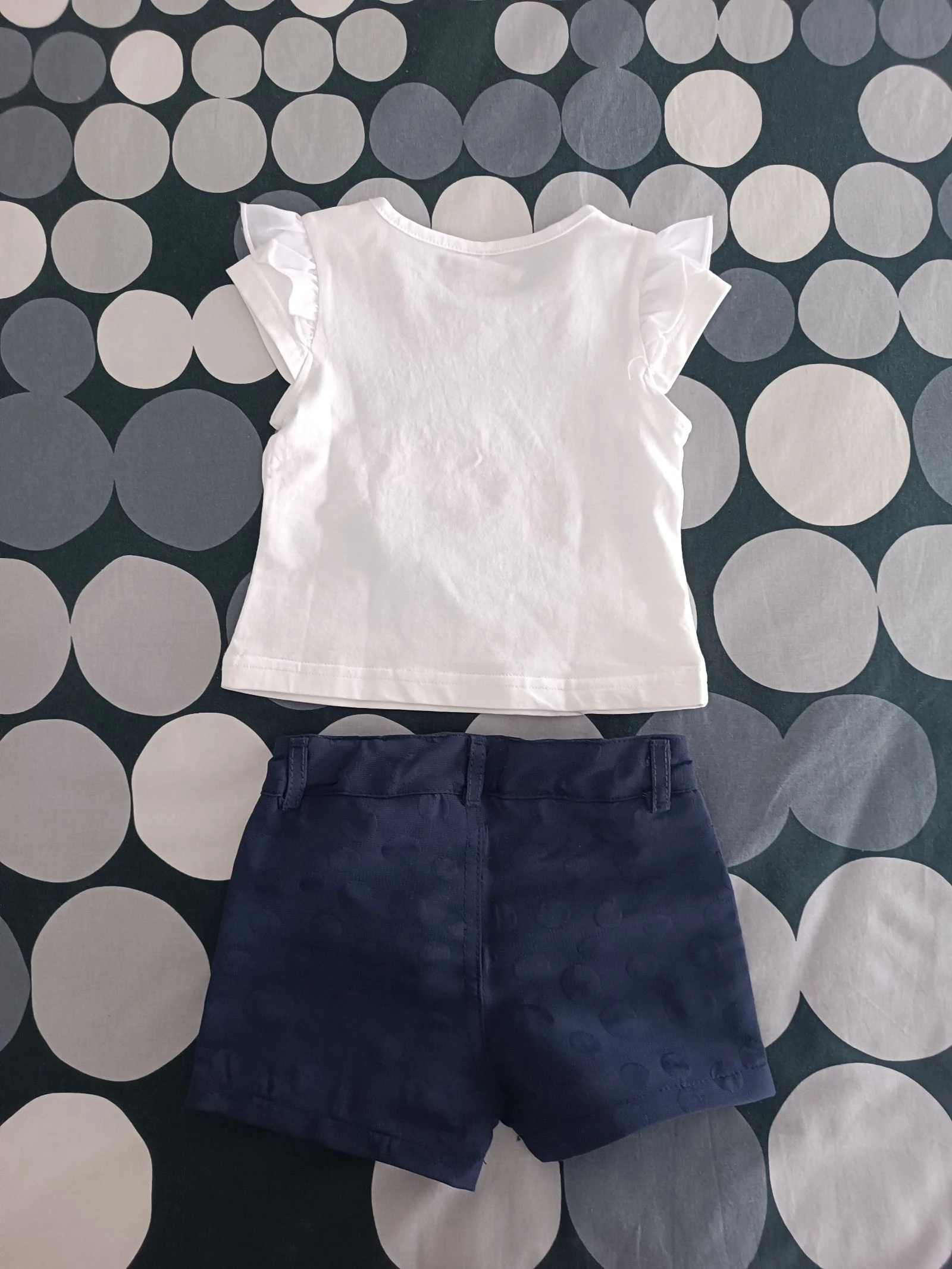 Conjunto Ativo 6 meses - Camiseta y Pantalones Cortos Azul Marino 💙 – photo 2